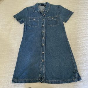 Vintage Studio Button Up Denim Dress